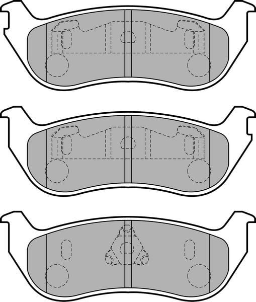 FREN BALATASI ARKA JEEP CHEROKEE 09/01-DELPHI LP1859