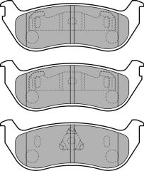 FREN BALATASI ARKA JEEP CHEROKEE 09/01-DELPHI LP1859