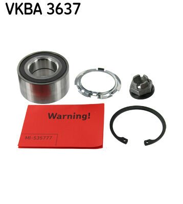 TEKER RULMANI ON MERCEDES CITAN W415 . RENAULT MEGANE CLIO CAPTUR KANGOO LOGAN SANDERO MICRA NOTE ABS LI-SKF VKBA3637-A4153340700-7701207677