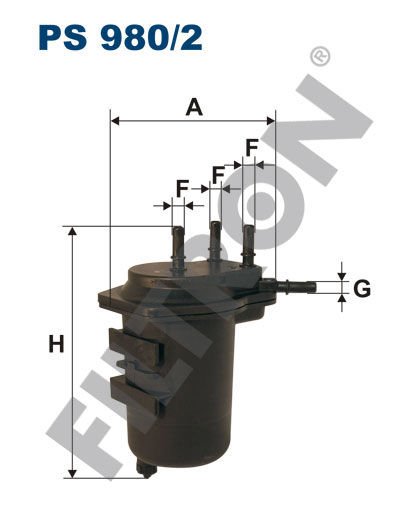 YAKIT FILTRESI RENAULT CLIO II 01 06 SYMBOL 01 09 KANGOO 01 NISSAN NOTE 06 MICRA III K12 03 10 SUZUKI JIMNY 05 1.5 dCI K9K DELIKSIZ-FILTRON PS980.2-7701062190-164001540R-1640100Q0D