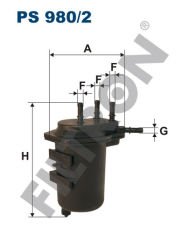 YAKIT FILTRESI RENAULT CLIO II 01 06 SYMBOL 01 09 KANGOO 01 NISSAN NOTE 06 MICRA III K12 03 10 SUZUKI JIMNY 05 1.5 dCI K9K DELIKSIZ-FILTRON PS980.2-7701062190-164001540R-1640100Q0D