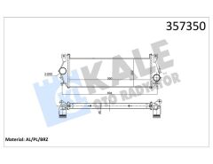 TURBO RADYATORU DT224 DEFENDER L316 2007 2016 MEKANIK SANZ.-KALE 357350-ESR4504-LR017950-PCM100210