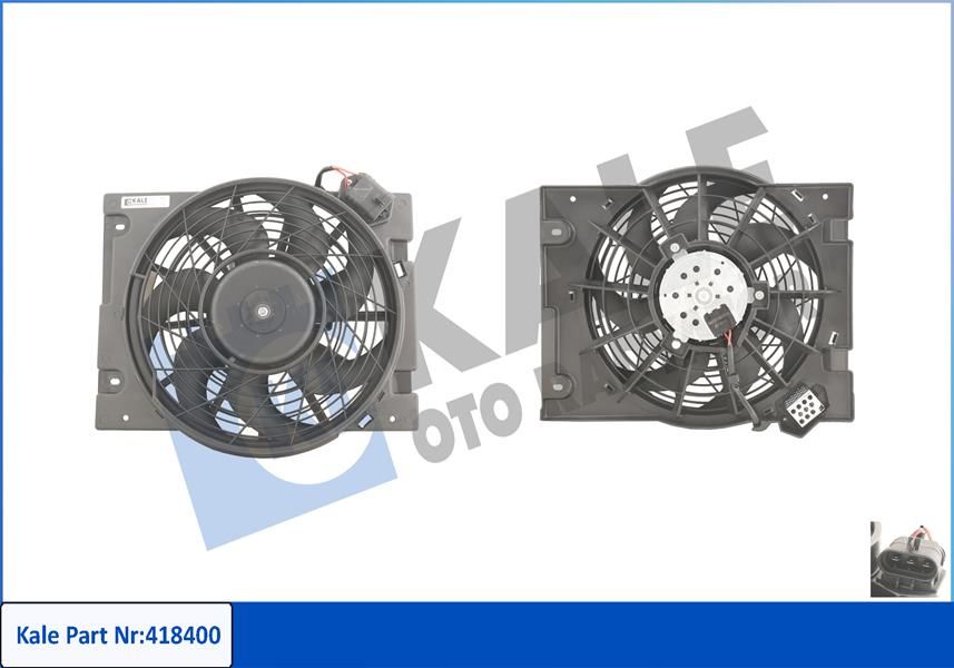 FAN MOTORU DAVLUMBAZLI ASTRA G-ZAFIRA 99 160W-295mm-KALE 418400-1341176-1341324-24431827
