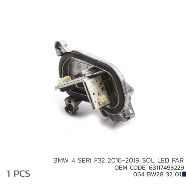 BMW 4 SERI F32 2016-2019 SOL LED MODÜL 63117493229-NIKEN 064BW283201-63117493229