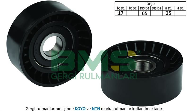 ALTERNATÖR GERGİ RULMANI P206-P207-P307-P406-C2-C3-C4-FIESTA-FOCUS 1.4-1.6 HDI GOLF-PASSAT 1.4 TSI-BMS 028-5751.H6-5751.F9-6Q0145299-4M5Q6A228