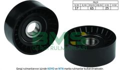 ALTERNATÖR GERGİ RULMANI P206-P207-P307-P406-C2-C3-C4-FIESTA-FOCUS 1.4-1.6 HDI GOLF-PASSAT 1.4 TSI-BMS 028-5751.H6-5751.F9-6Q0145299-4M5Q6A228