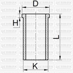 GOMLEK ACCENT CRDI 00-06 / TUCSON / SANTAFE 2.0-YENMAK 51-65610-000