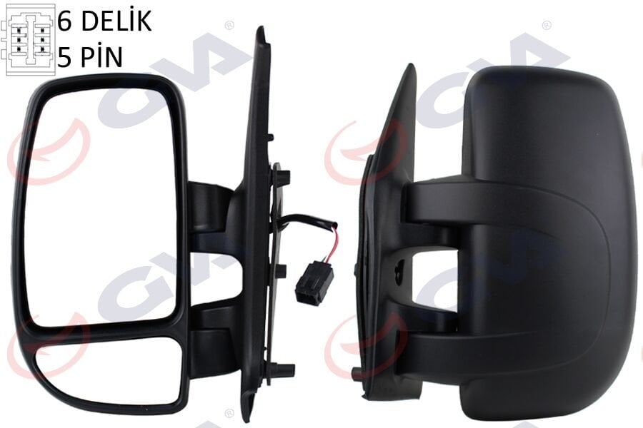 DIŞ DİKİZ AYNASI SOL MASTER-MOVANO 04 ELEKTRİKLİ ISITMALI KONVEKS 5 FİŞ VM-969EHL-GVA 1019241-4415381