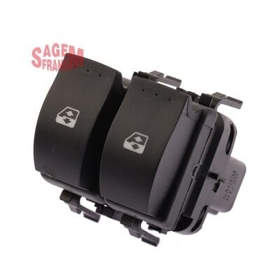 CAM AÇMA DÜĞMESİ MEGANE II ÖN SOL SİYAH ÇİFTLİ-SAGEM-8200315034