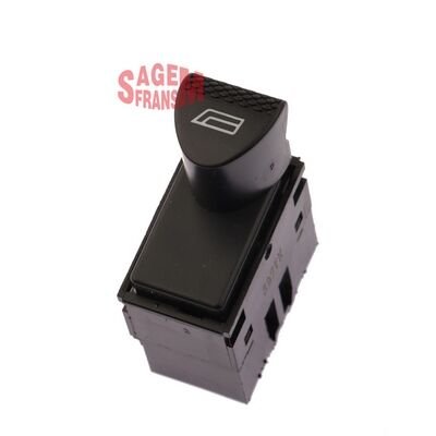 CAM AÇMA DÜĞMESİ PALIO - ALBEA TEKLİ SİYAH-SAGEM-98809718
