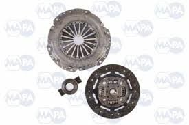 DEBRIYAJ SETI ESCORT 1.6I 16V ZETEC CLX 95 97 1.8I 16V RULMANSIZ-MAPA 000220209-1029149 1029150 5014443