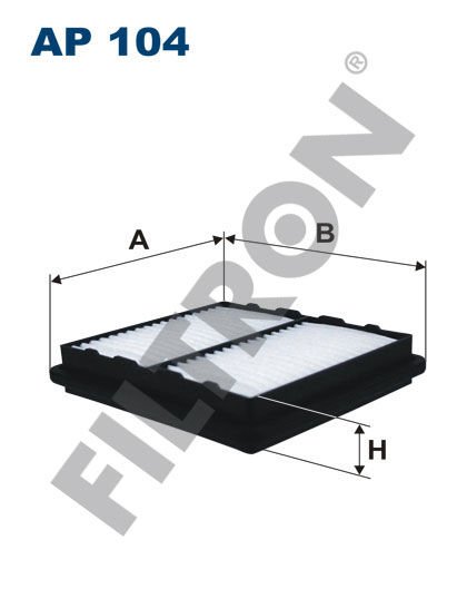 HAVA FİLTRESİ HONDA CIVIC VI 1.4 16V 75HP 01/97-04/01-FILTRON AP104-17220P07000