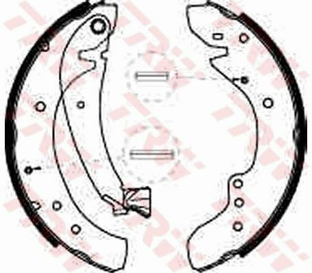 ARKA PABUÇ BALATA BOXER 94-4.02 DUCATO 94-2.02 JUMPER 94-2.02 1400kg 254x57-TRW GS8545-4241.H4-4251H4-9945885