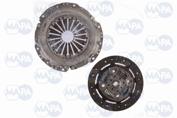 DEBRIYAJ SETI FIESTA V 01 08 FUSION 01 12 1.6 ZETEC S 16V EFI 100PS RULMANSIZ-MAPA 000210809-2S617540AD-1213842-1387436-1732732