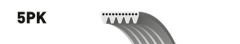 KANALLI KAYIŞ ASTRA J-INSIGNIA-CORSA D-E-MERIVA B-ZAFIRA TOURER C-MINI COOPER D-CRUZE-GATES 5PK1398-1340018-55583125-11288511919