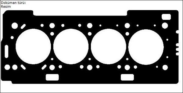 SILINDIR KAPAK CONTASI 0.50MM COK KATLI CELIK P206 P207 P307 P308 P406 1.6 16V TU5JP4 EC5-PSA 9804548280-0209.1E-9804548280