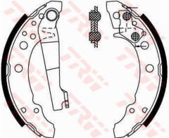 ARKA PABUÇ BALATA GOLF II-III-JETTA II-III-PASSAT-POLO-IBIZA II-TOLEDO-CORDOBA 180x31-TRW GS8166-171609525A-171609526A-171609527F