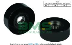 ALTERNATÖR GERGİ RULMANI AUDI A4-A6 1.6-2.0 BENZİNLİ 2001 BFB-ALZ-ALT-BMS 091-06B903133-06B903133A-06B903133E