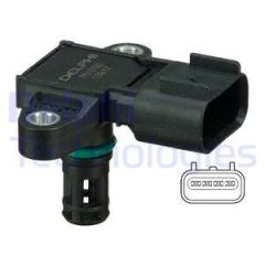 EMME BORU BASINÇ SENSÖR FORD FOCUS 1.4/1.6 ZETEC-S 02--DELPHI PS10193-1113276-1879414-1S4A9F479BA