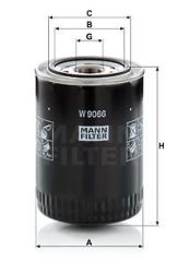 YAĞ FİLTRESİ MITSUBISHI L 200 2.5 DI-D 167HP 10/07--MANN W9066-1230A045