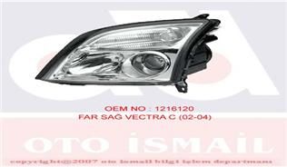 FAR SİNYAL SAĞ VECTRA C 04/02-08/05-KOMBİ 10/03-08/05-SIGNUM 05/03-08/05 ELEKTRİKLİ H7 H7-HELLA 1EL008320081-93171429-1216120-9185783