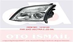 FAR SİNYAL SAĞ VECTRA C 04/02-08/05-KOMBİ 10/03-08/05-SIGNUM 05/03-08/05 ELEKTRİKLİ H7 H7-HELLA 1EL008320081-93171429-1216120-9185783