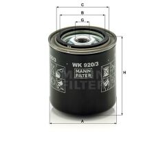 YAKIT FİLTRESİ MAZDA B-SERİE PİCKUP 2.5 D 4WD 78HP 09/98-06/99-MANN WK920.3-PN1713ZA5A