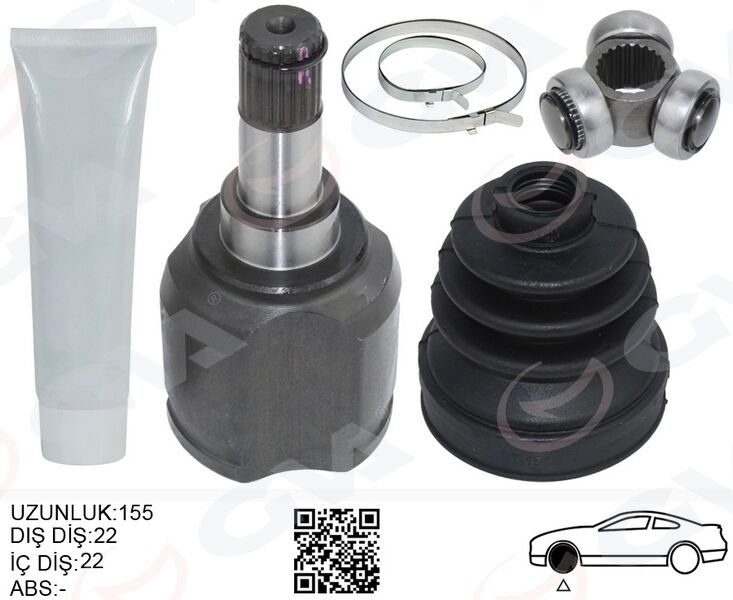AKS KAFASI İÇ FIAT LINEA 323 1.4 07--GVA 4429172KI-46307884-46775436-7702606