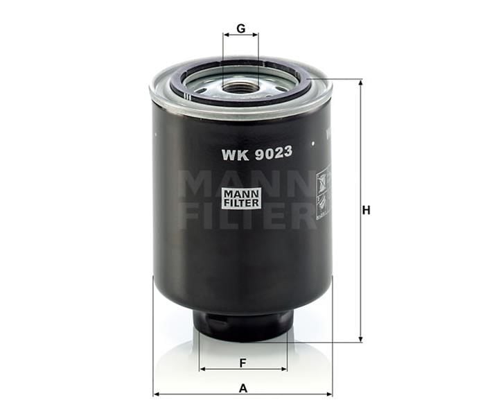 YAKIT FİLTRESİ MITSUBISHI L 200 2.5 DI-D 136HP 02/06--MANN WK9023Z-1770A012