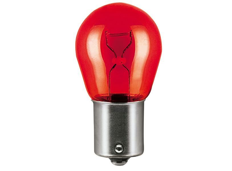 AMPUL 12V PR21W 21 BAU15s 93 AMPUL YAN TIRNAK KIRMIZI STOP-SİNYAL ve PARK SERİSİ-WOLFRAM 27903
