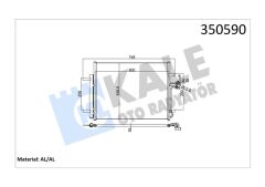 KLIMA RADYATORU MONDEO IV S MAX 07 / GALAXY 1.6 / 1.8 / 2.0 / 2.0TDCI 07 / LANDROVER FREELANDER 2.2T-KALE-7G9119710AB-1563248-1716734