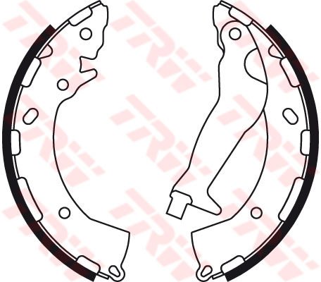 ARKA PABUÇ BALATA HYUNDAI İ10 11 İ20 1.1CRDİ 1.2 1.4 CRDİ 1.6 CRDİ 08 KIA RIO 1.2 1.4 203x32-TRW GS8785-583500PA00-583050UA00-583053XA00
