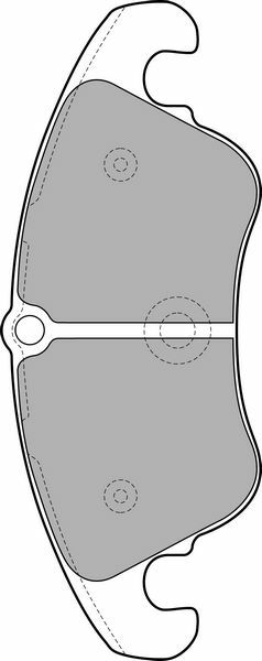 ÖN BALATA FİŞLİ AUDI A4-A5-A6-A7-Q5 2008-DELPHI LP2077-8K0698151D-8R0698151-4G0698151D