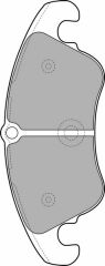 ÖN BALATA FİŞLİ AUDI A4-A5-A6-A7-Q5 2008-DELPHI LP2077-8K0698151D-8R0698151-4G0698151D