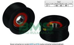 ALTERNATÖR KASNAĞI RULMANLI SUZUKI GRAND VITARA 1.9 DDiS 06-BMS 126-9513167J00000-9513176K00000
