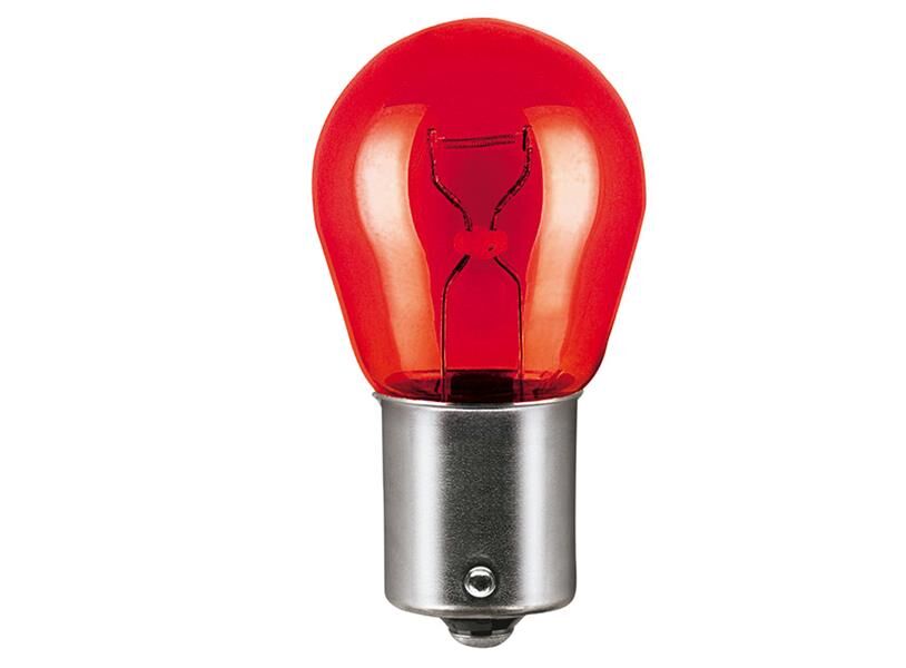 AMPUL 12V PR21W 21 BAW9s 93 AMPUL ÇAPRAZ ÜST TIRNAK KIRMIZI STOP-SİNYAL ve PARK SERİSİ-WOLFRAM 27906