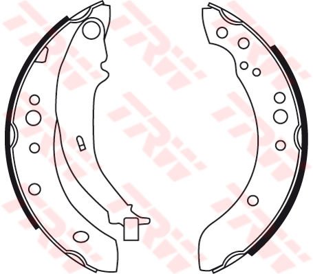 ARKA PABUÇ BALATA COLT 1.1 1.3 1.5DI-D 04 6.12 SMART FORFOUR 04-06 ABS SIZ ARAÇLAR İÇİN 203x38-TRW GS8769-MN186120-A4544200202