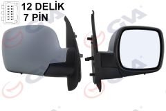 DIŞ DİKİZ AYNASI SAĞ KANGOO 08 ELEKTRİKLİ ISITMALI ASTARLI SENSÖRLÜ KONVEKS VM-6131EHPSR-GVA 1016152-7701068836-8200495735