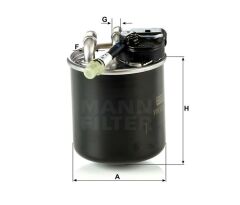 YAKIT FILTRESI MERCEDES OM651 W204 W205 C218 W212 C207-MANN WK820.17-A6510901652