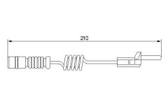 BALATA FISI MERCEDES SPRINTER B901 B904 . VW LT 28-35-46-BOSCH 1987474969-A9015400017