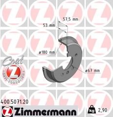 FREN KAMPANASI MERCEDES A-CLASS W168 97 04-ZIMMERMANN 400.5071.20-A1684230401