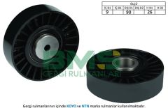 ALTERNATÖR GERGİ RULMANI KANALSIZ TRANSPORTER T4- LT 2.4-2.5TDI 1991-2006 ANJ-AVR-ACV-AJA-AAB-BMS 163-037145276-074145278E-037145276A