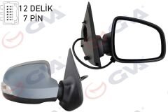 DIŞ DİKİZ AYNASI SAĞ SYMBOL-SANDERO 13 ELEKTRİKLİ ISITMALI SİNYALLİ ASTARLI KONVEKS 7 FİŞ VM-6129EHPSR-GVA 1014260-963014492R