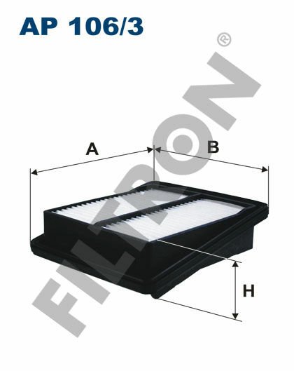 HAVA FİLTRESİ HONDA JAZZ II GD 1.2 İ-DSİ 78HP 03/02--FILTRON AP106.3-17220PWAJ10