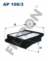 HAVA FİLTRESİ HONDA JAZZ II GD 1.2 İ-DSİ 78HP 03/02--FILTRON AP106.3-17220PWAJ10