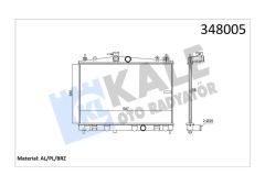 RADYATÖR AL/PL/BRZ CUBE-JUKE MT-KALE 348005-214101FD0A-21410BA60A-21410EE000