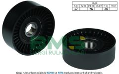 ALTERNATÖR GERGİ RULMANI PASSAT-GOLF5/6-JETTA-A3-IBIZA-LEON 2005 1.4TSI-1.6FSI CAXA-BLF-BAG-BLP-BMS 206-1J0145276-1J0145276B-6QD145276