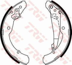 ARKA FREN KAMPANA BALATA OCTAVIA-CADDY 97-02-TRW GS8639-1J0698525-1J0609528-1J0698525B