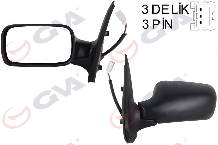 DIŞ DİKİZ AYNASI SOL PALIO 98 ELEKTRİKLİ KONVEKS 3 FİŞ VM-155E-5DL-GVA 1021105