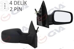 DIŞ DİKİZ AYNASI SAĞ CLIO 06 MEKANİK ISITMALI SENSÖRLÜ KONVEKS 2 FİŞ VM-6136SR-GVA 1014142-7701061191